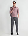 Arrow Manhattan Slim Fit Vertical Striped Shirt