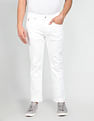 U.S. Polo Assn. Denim Co. Harold Slim Straight Fit White Jeans