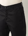 Arrow Sport Regular Fit Solid Mid Rise Trousers