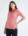 Tommy Hilfiger All Over Print Slim Polo Shirt