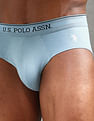 U.S. Polo Assn. Solid Low Rise OEB15 Briefs - Pack Of 3