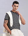 Tommy Hilfiger Mens Blue Printed T-Shirt