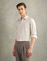 Arrow Windowpane Checked Italian Elegance Shirt