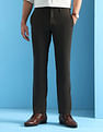 Arrow Newyork Solid Regular Fit Knitted Trousers