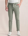 U.S. Polo Assn. Slim Straight Solid Trousers