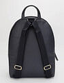 Tommy Hilfiger Striped Blue Pu Backpack