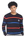 U.S. Polo Assn. Crew Neck Striped Sweater