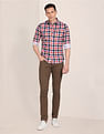 U.S. Polo Assn. Spread Collar Checked Casual Shirt
