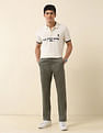 U.S. Polo Assn. Textured Riley Straight Fit Trousers