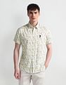 U.S. Polo Assn. Short Sleeve Slim Fit Floral Shirt