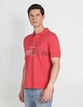 Arrow Sports Compact Cotton Horizontal Stripe Polo Shirt