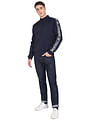 Flying Machine Stand Collar Solid Bomber Jacket
