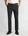 Arrow Slim Fit Solid Trousers