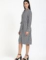 Tommy Hilfiger Viscose Spread Collar Shirt Dress