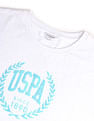 U.S. Polo Assn. Women Brand Print Boxy T-Shirt