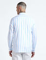 Flying Machine Vertical Stripe Pure Cotton Shirt