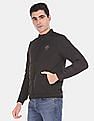 U.S. Polo Assn. Stand Collar Solid Casual Jacket