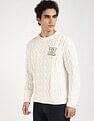 Tommy Hilfiger Aop Relaxed-Fit Cotton Sweater