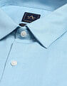 Arrow Textured Manhattan Slim Fit Shirt