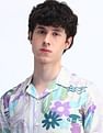 Flying Machine Kiddult Floral Pattern Shirt