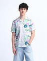 Flying Machine Kiddult Floral Pattern Shirt