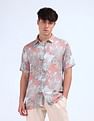 Flying Machine Printed Regular Fit Shirt