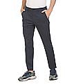 Tommy Hilfiger Men Navy Mid Rise Solid Casual Trousers