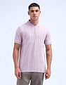 Flying Machine Vertical Striped Regular Polo Shirt