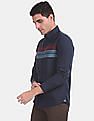Arrow Sports Chest Stripe Button Down Collar Cotton Casual Shirt