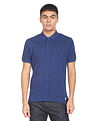 Flying Machine All Over Floral Print Cotton Polo Shirt