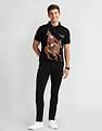 U.S. Polo Assn. Denim Co. Graphic Print Muscle Fit Polo Shirt
