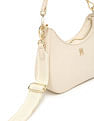 Tommy Hilfiger Solid Cream PU Totes