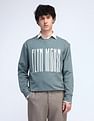 Flying Machine Relaxed Fit Printed Sweatshirt