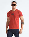 Flying Machine Silicone Print Crew Neck T-Shirt