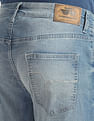 Flying Machine Stone Wash Slash Slim Tapered Fit Jeans