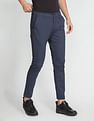 Flying Machine Twill Geometric Print Trousers