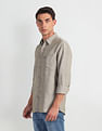 Arrow Sports Heathered Linen Shirt