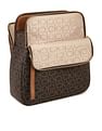 Calvin Klein Monogram Print Garnet Backpack