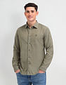 U.S. Polo Assn. Denim Co. Textured Slim Fit Shirt