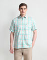 Arrow Sports Graph Check Dobby Shirt