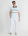 Arrow Sports Cotton Striped Polo Shirt