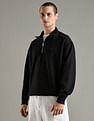 Tommy Hilfiger Embroidered Logo Relaxed Fit Cotton Sweatshirt