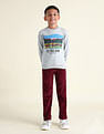U.S. Polo Assn. Kids Boys Graphic Printed Sweatshirt