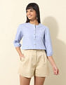 U.S. Polo Assn. Women Solid Regular Fit Top