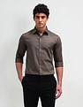 Arrow Newyork Horizontal Striped Dobby Shirt