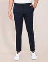 U.S. Polo Assn. Solid Austin Trim Fit Casual Trousers