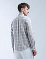 Flying Machine Grid Tattersall Checked Digitopia Shirt