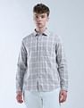 Flying Machine Grid Tattersall Checked Digitopia Shirt