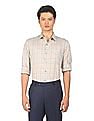 Arrow Manhattan Slim Fit Check Formal Shirt