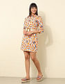 U.S. Polo Assn. Women Floral Printed Shirt Dress